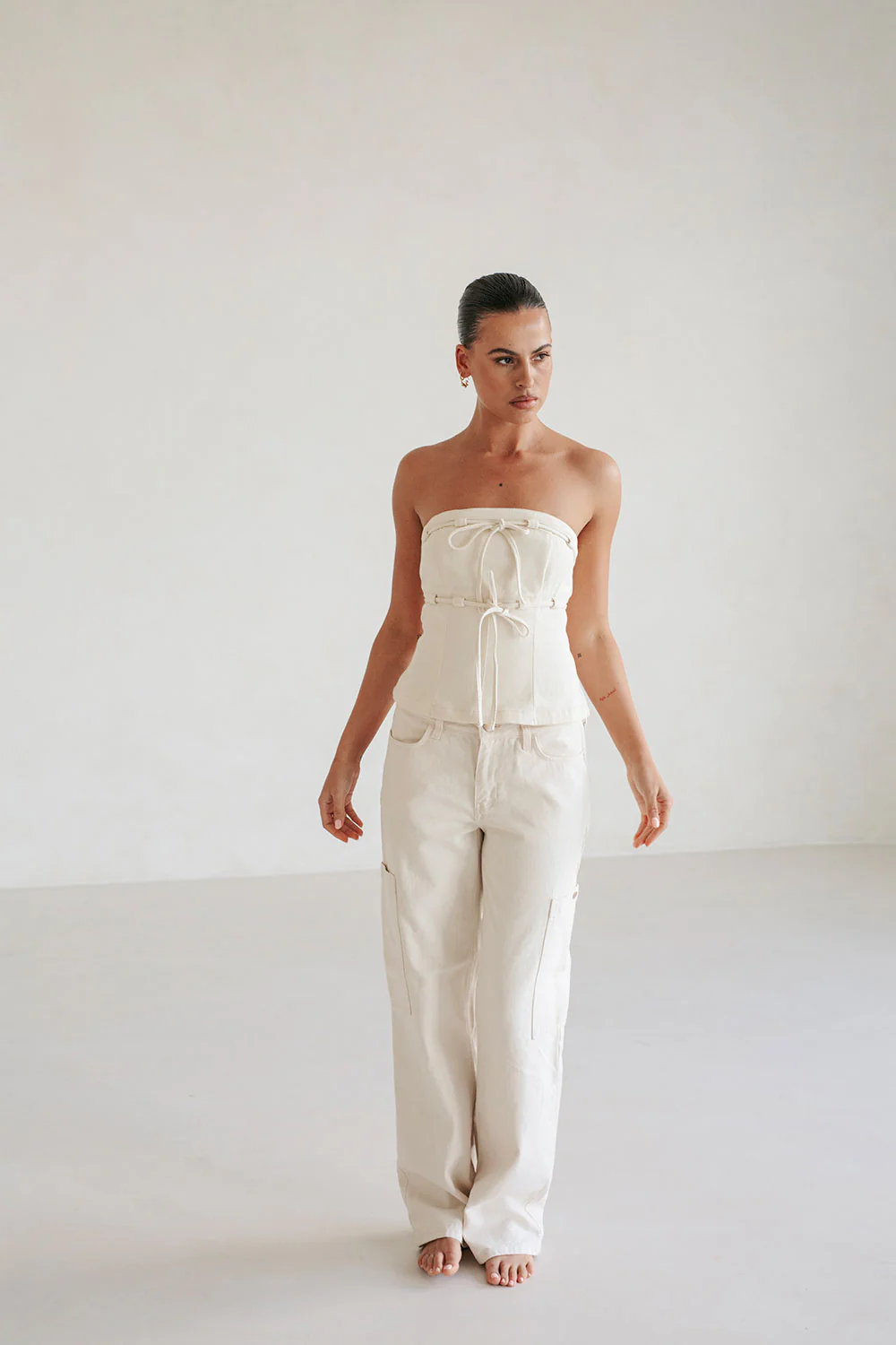 Fiore Top - Beige - Image 4