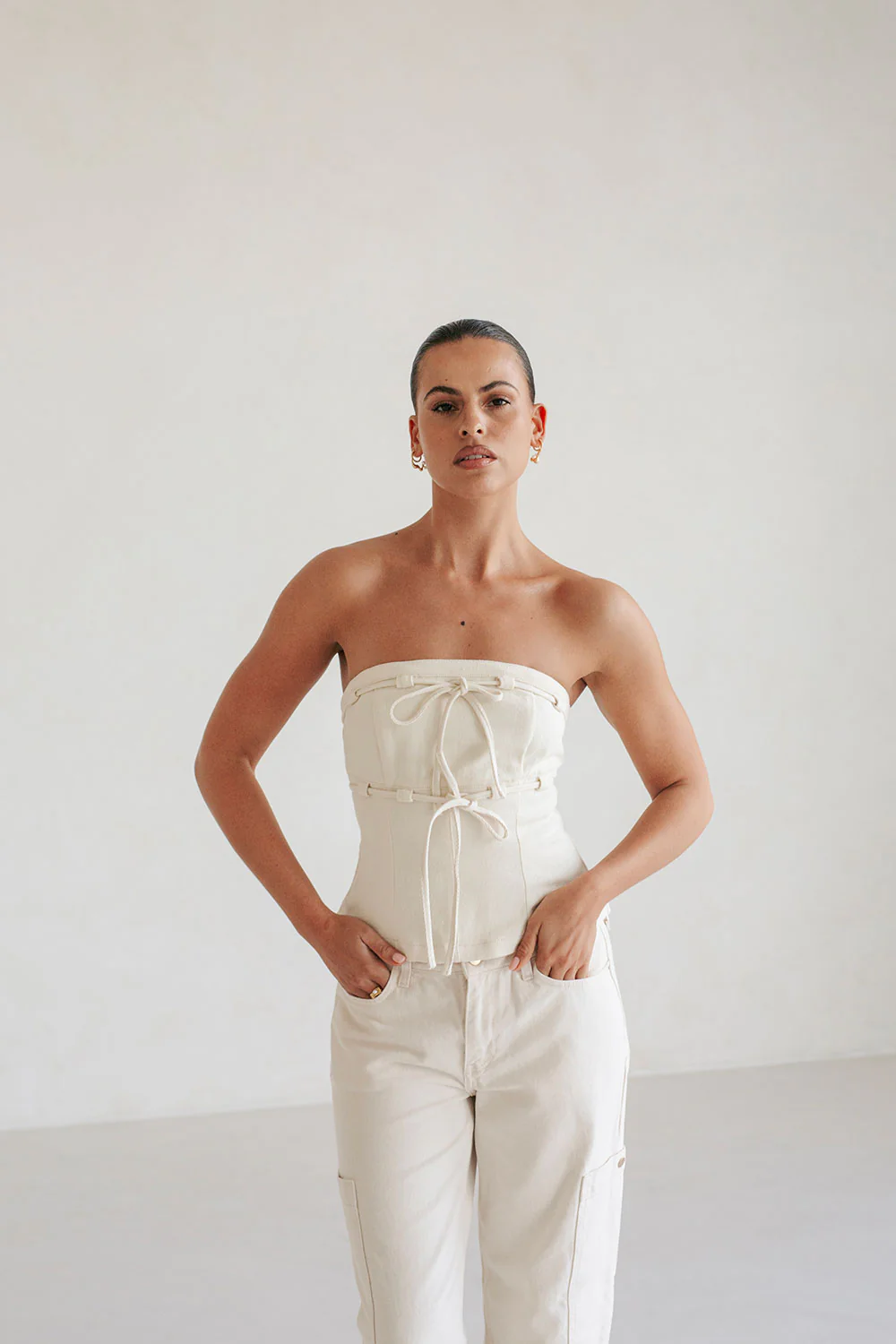 Fiore Top - Beige - Image 5