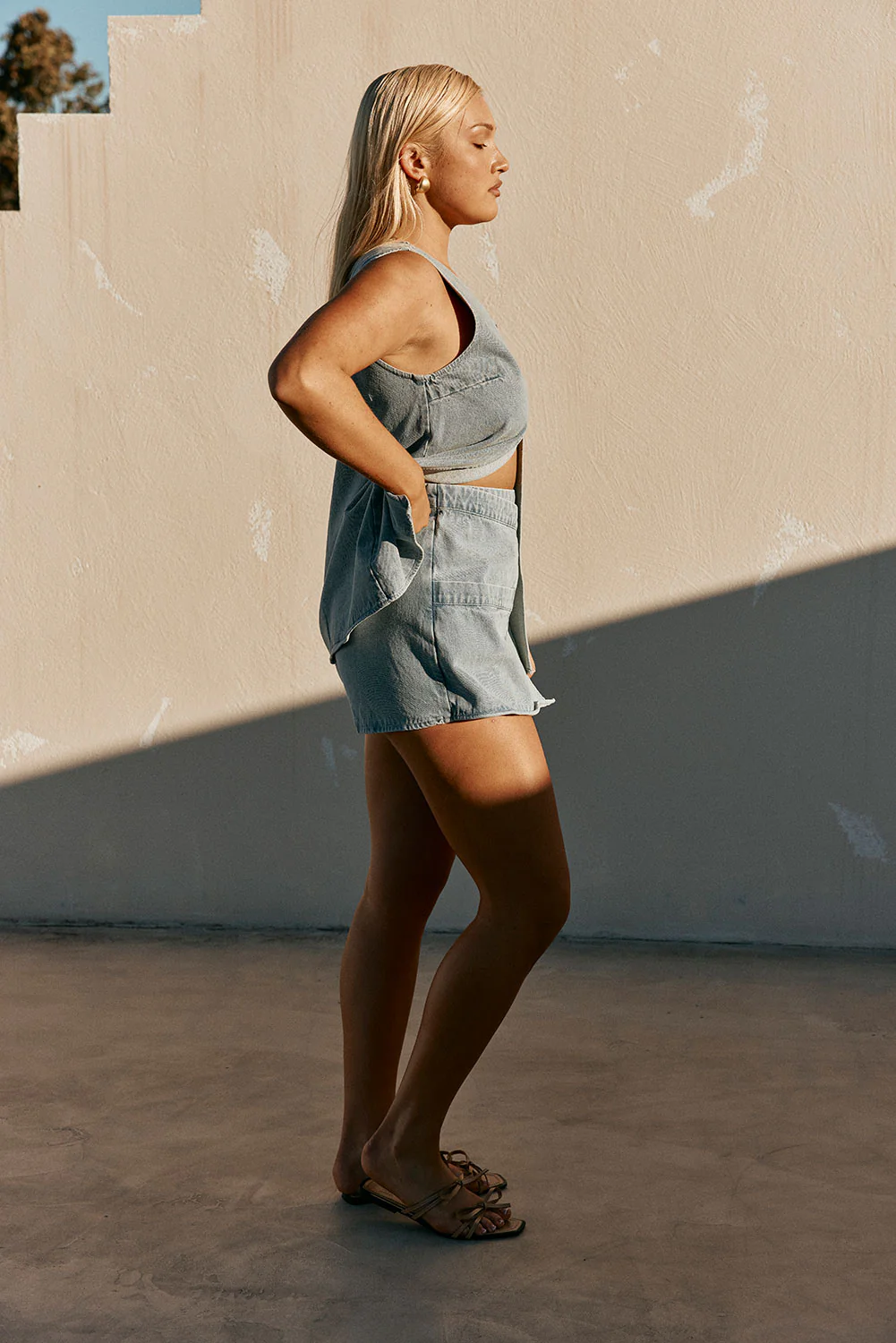 Loralei Skort - Denim - Image 5