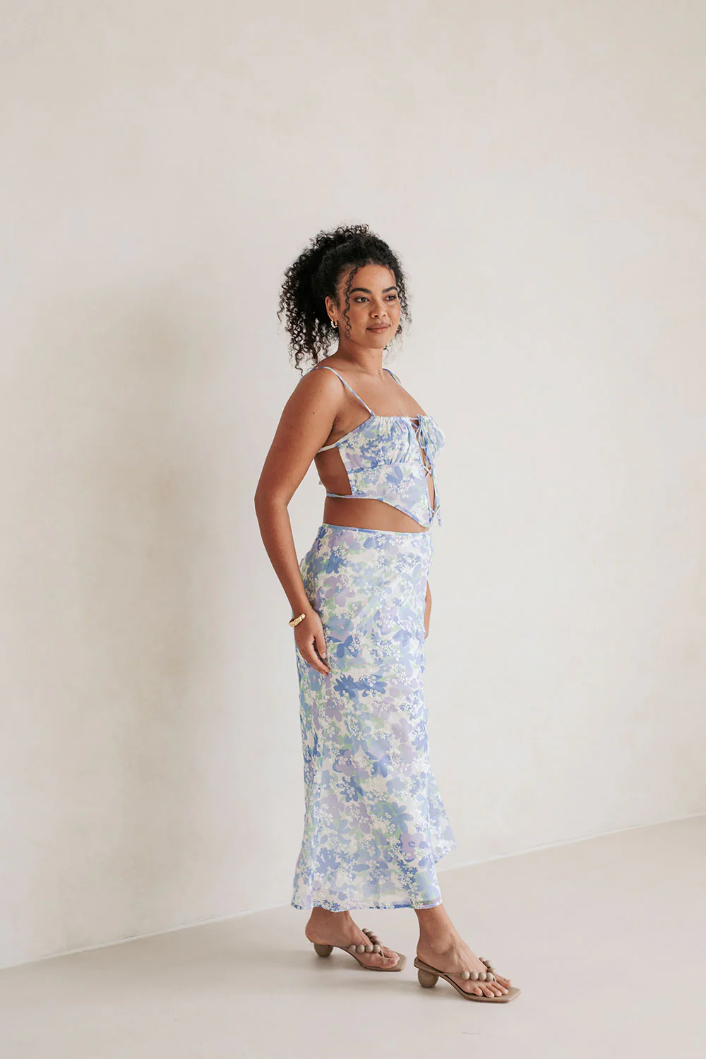 Robyn Midi Skirt - Juniper Floral - Image 6