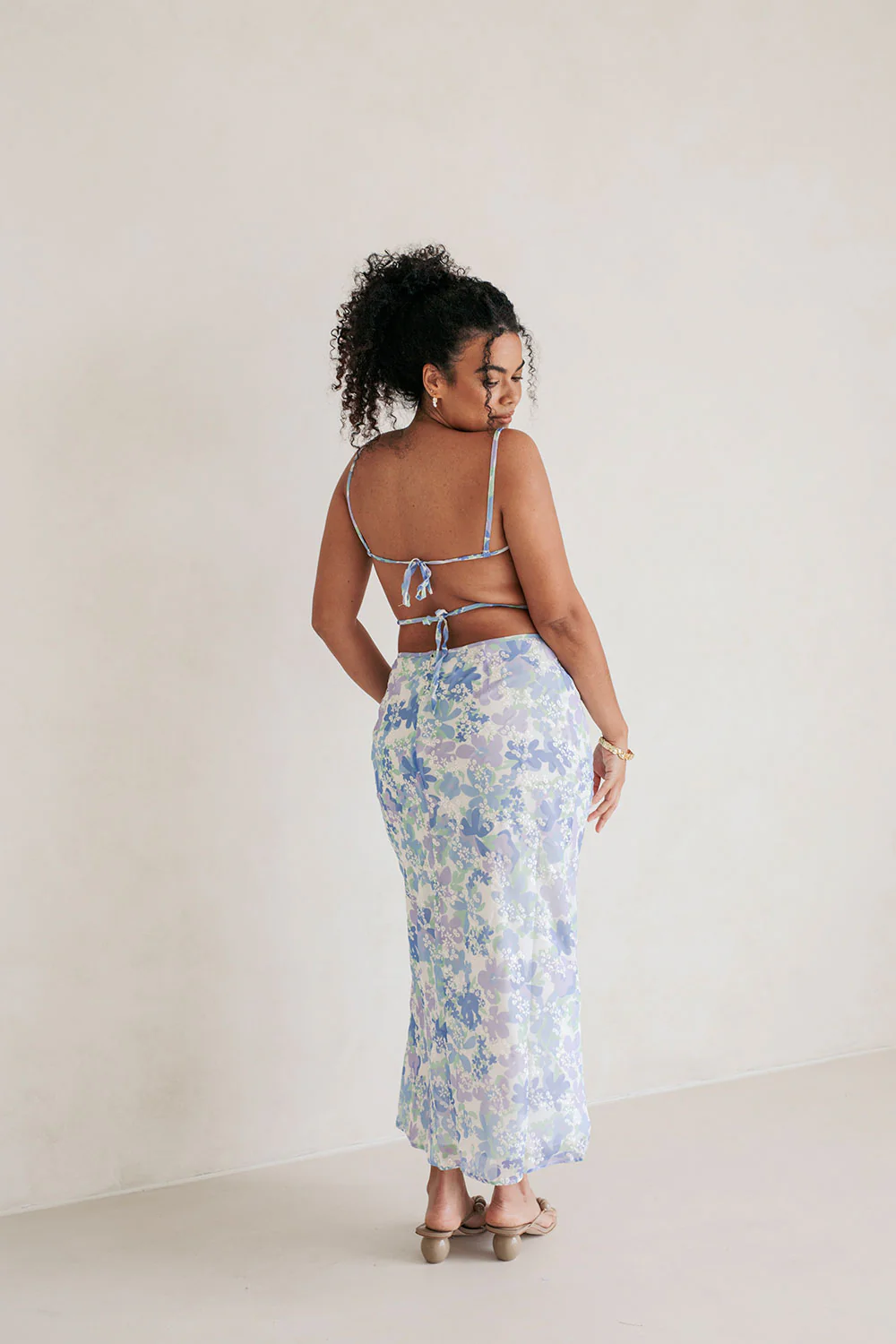 Robyn Midi Skirt - Juniper Floral - Image 7