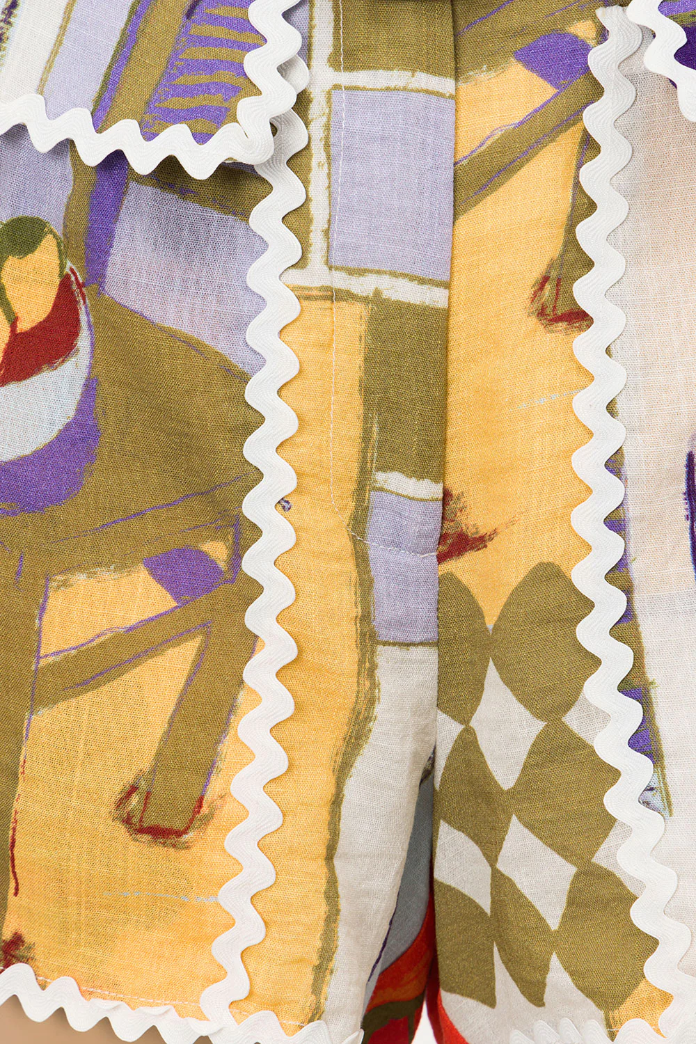 SAMPLE-Donna Rosa Shorts - Villagio Purple - Image 7