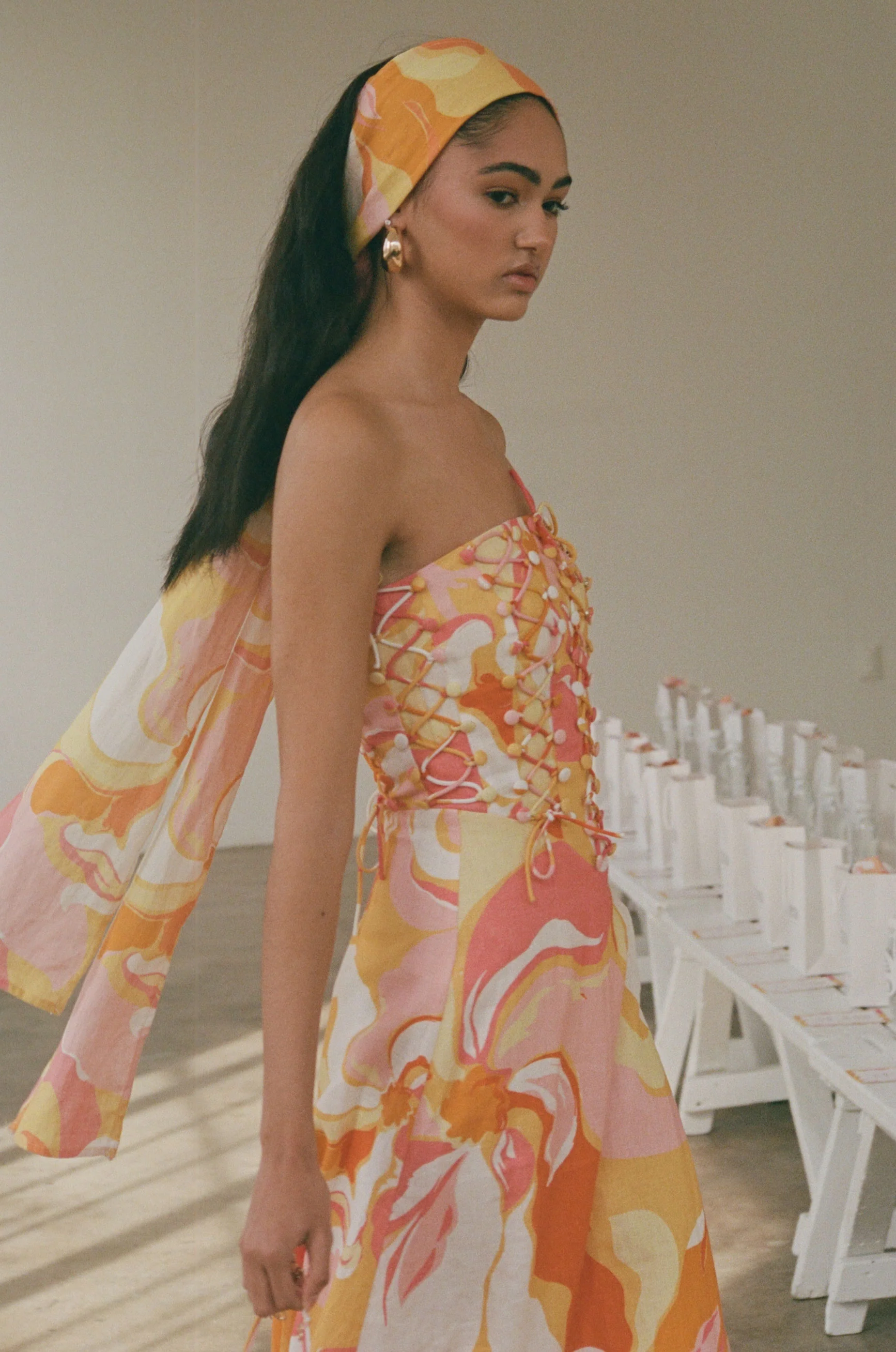 SAMPLE-Kahlo Dress - Calista Sunset - Image 3