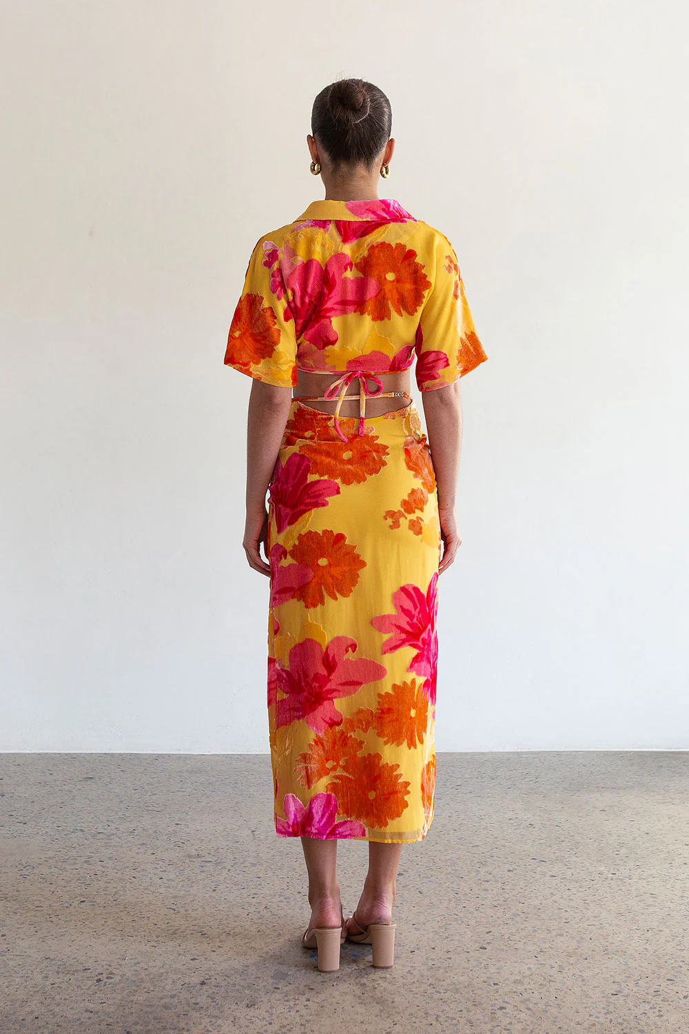 SAMPLE-Sorrenta Wrap Top - Floreale Sunny - Image 11