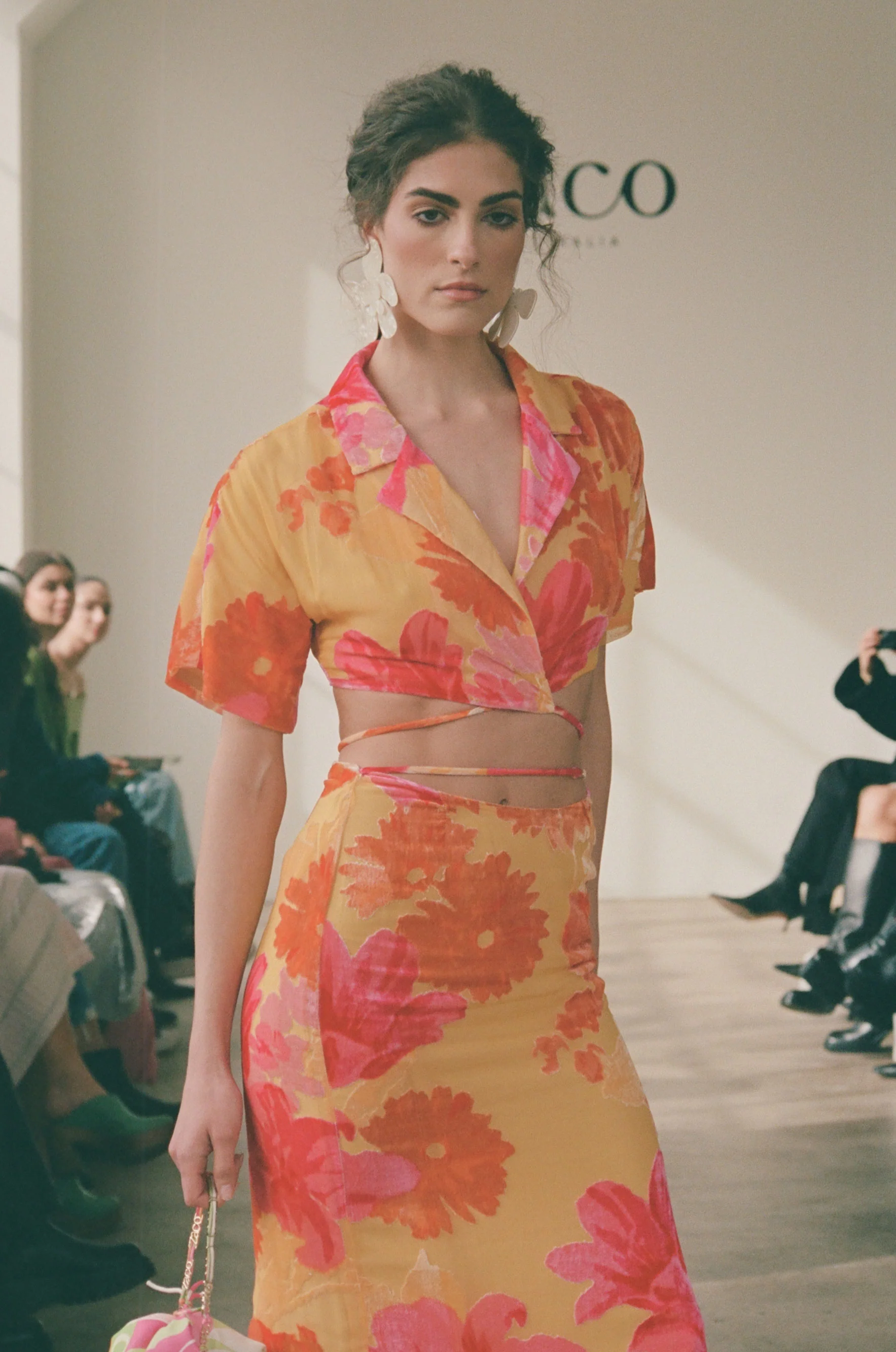 SAMPLE-Sorrenta Wrap Top - Floreale Sunny - Image 8