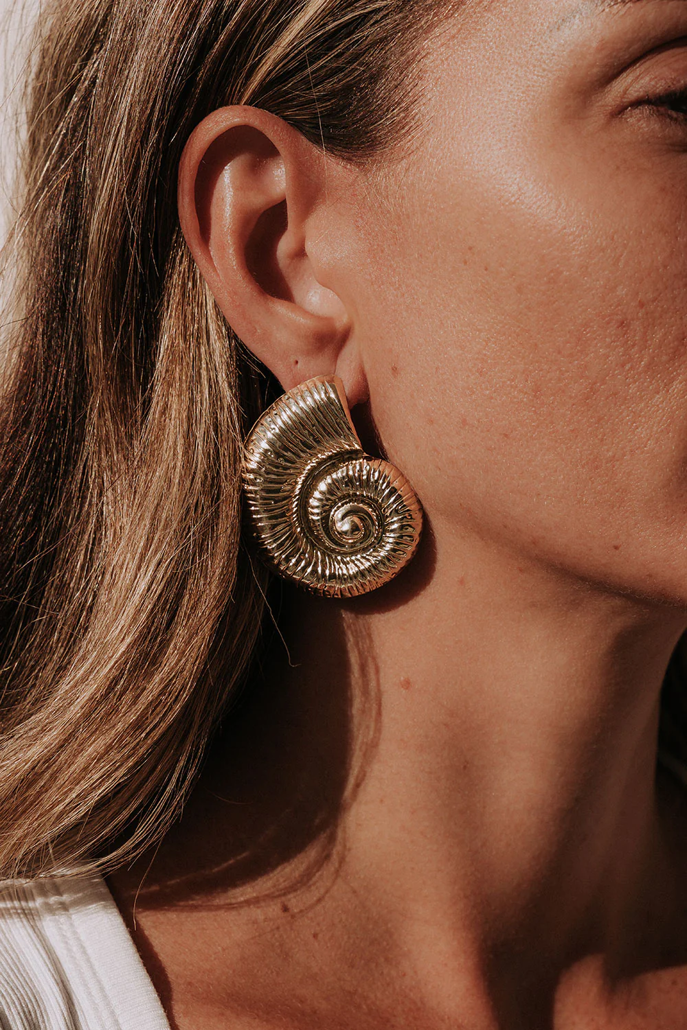 Sundial Earrings - Gold - Image 3