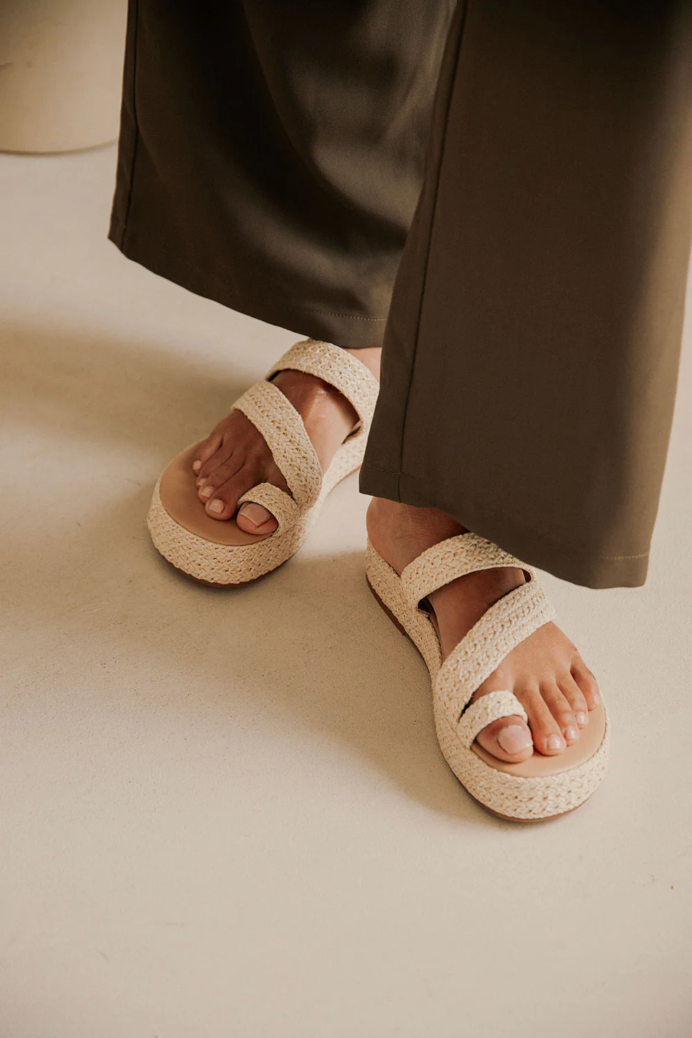 Tiera Platform Sandals - Natural - Image 6